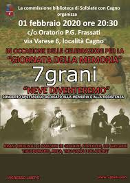 Risultati immagini per 7grani 1 febbraio cagno